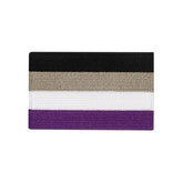 Asexual Flag Iron On Embroidered Patch